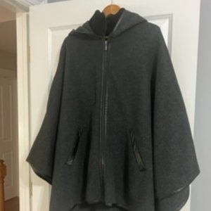 Gray Wool Cape